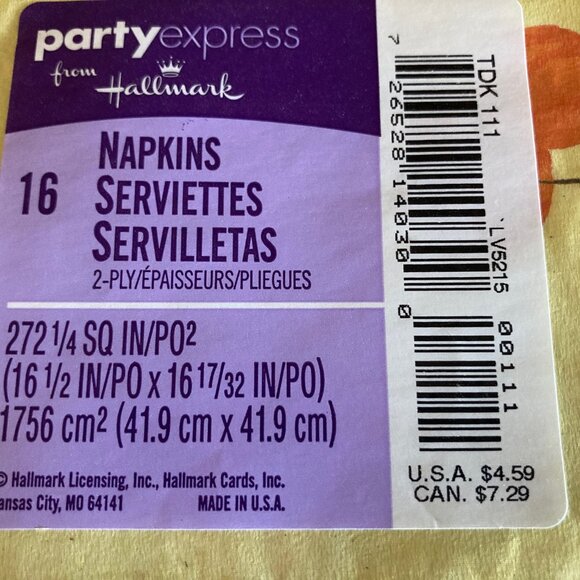 Thanksgiving Bundle Plates, Napkins & Cups - Picture 7 of 16